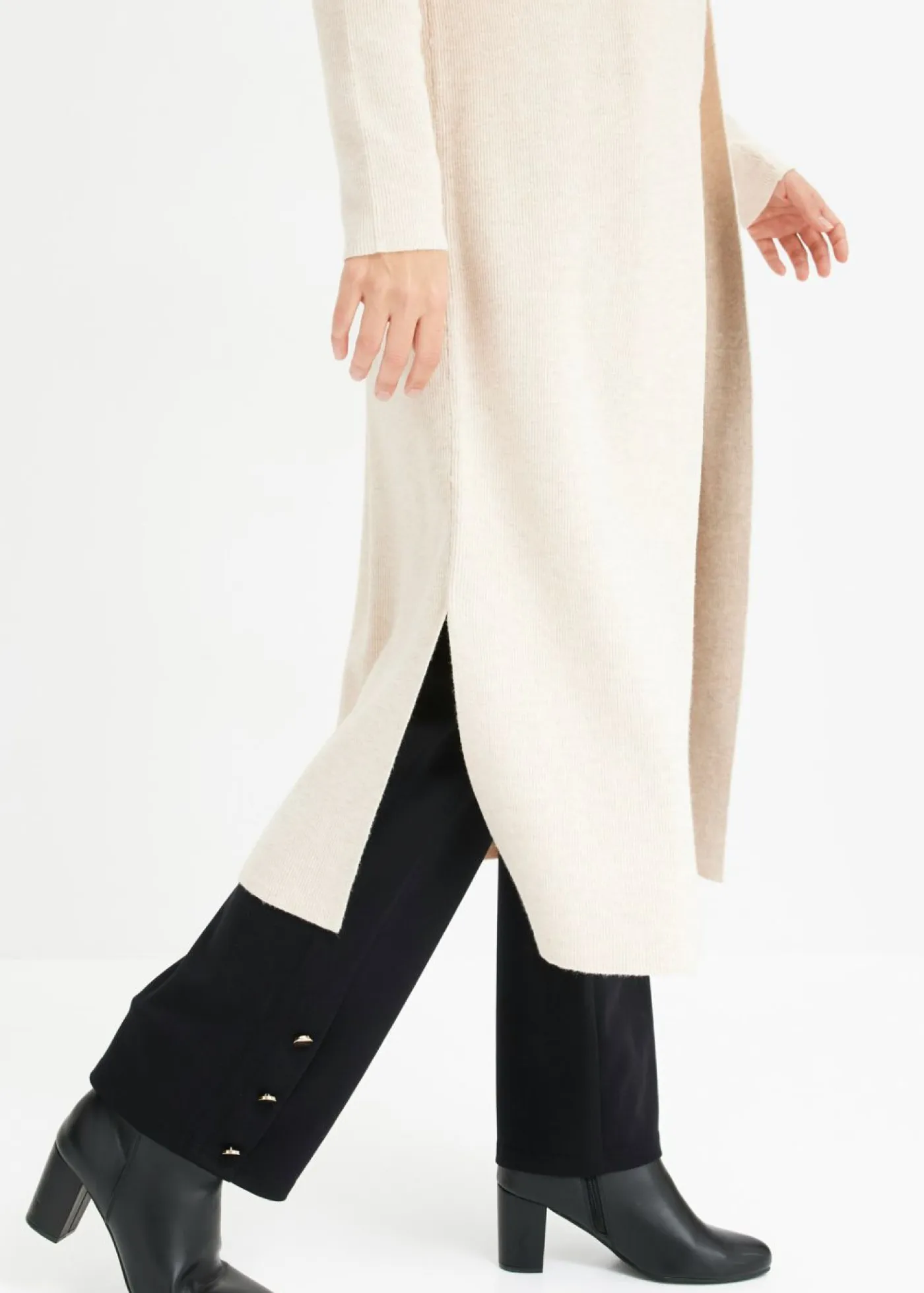 Mujer bonprix bonprix Cárdigan largo de punto con viscosa