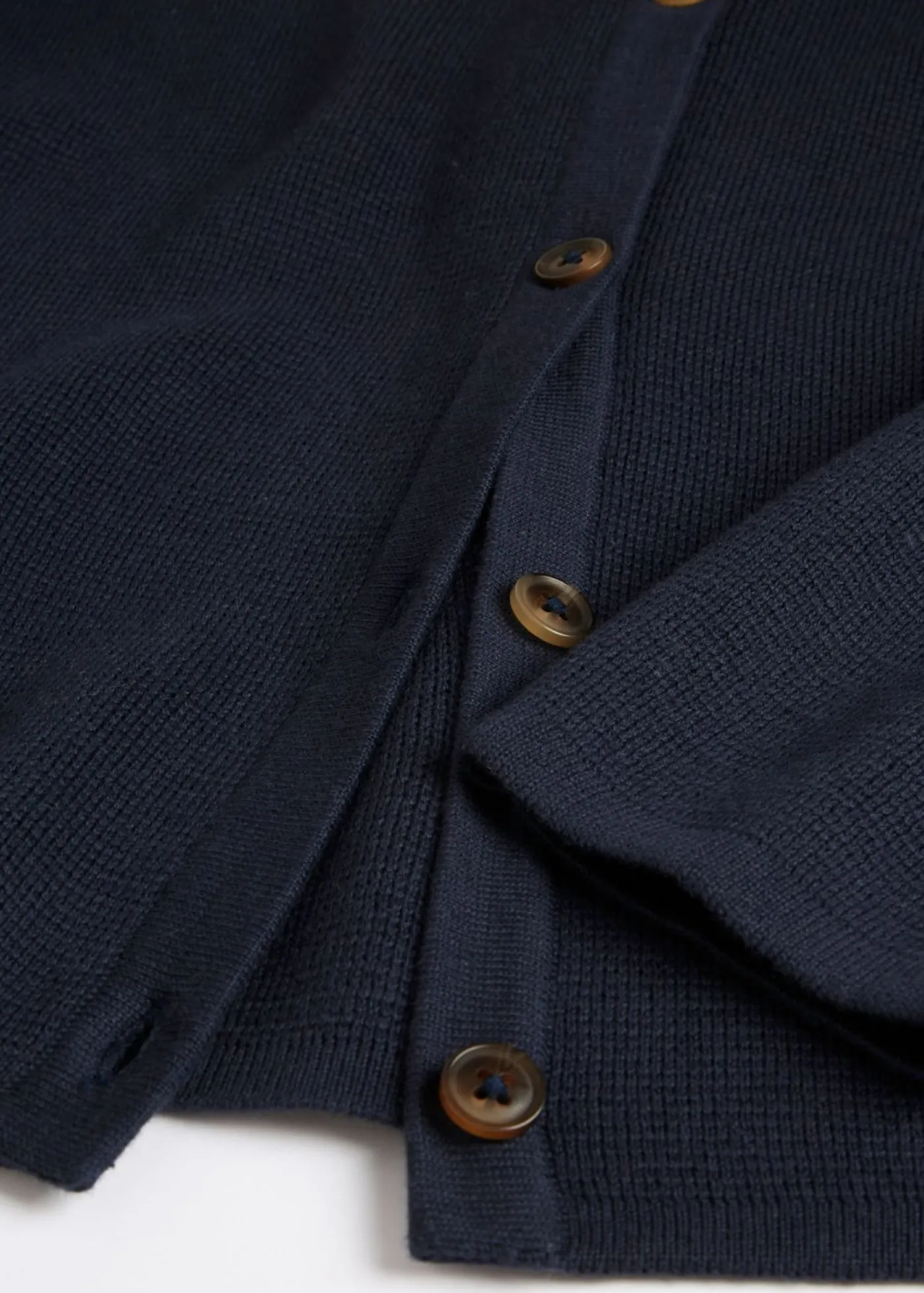 bonprix bonprix Básicos|Jerséis>Cárdigan Milano de canalé Azul marino