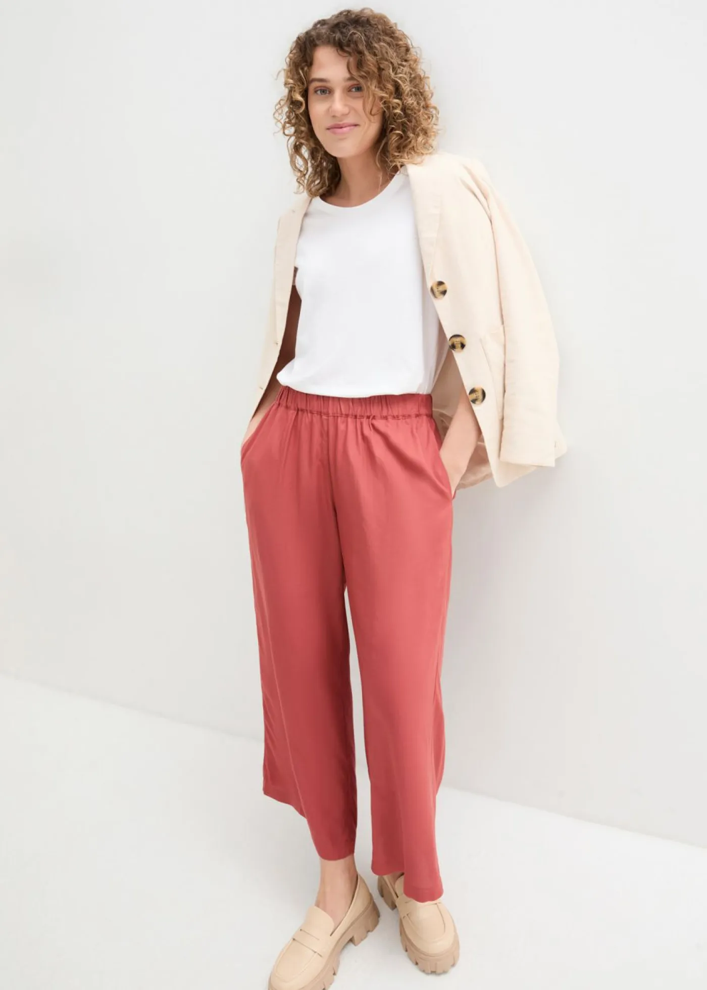 Mujer bonprix bonprix Culotte ancho de viscosa sostenible