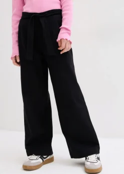 bonprix bonprix Ropa 9 A 16 Años·Pantalones Y Leggings|Ropa 9 A 16 Años·Novedades>Culotte de algodón orgánico con cinturilla elástica Negro