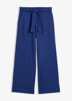 bonprix bonprix Ropa 9 A 16 Años·Novedades|Ropa 9 A 16 Años·Pantalones Y Leggings>Culotte de algodón orgánico con cinturilla elástica Azul oxford