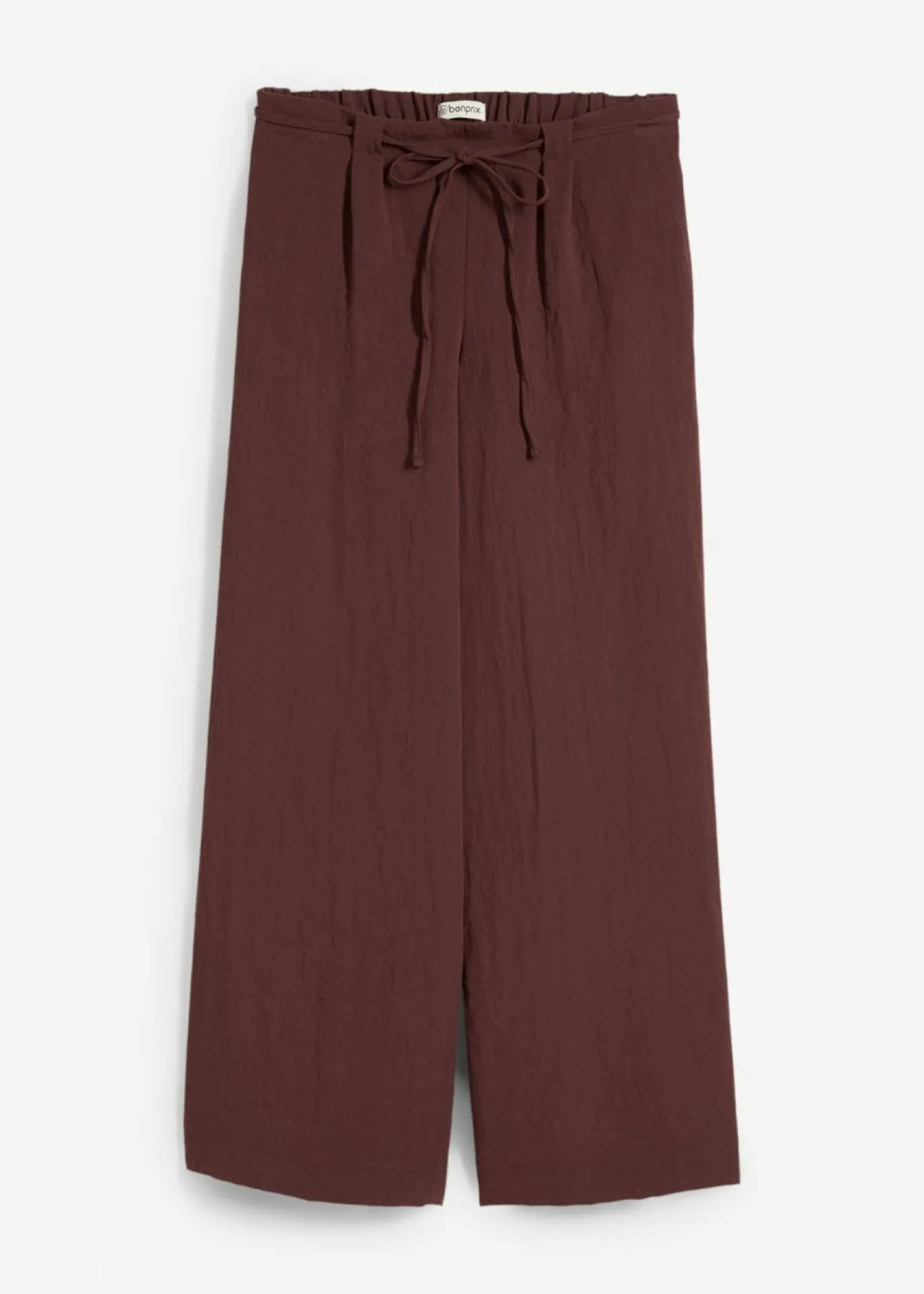 bonprix bonprix Pantalones>Culotte de mezcla de viscosa fluida Marrón tierra