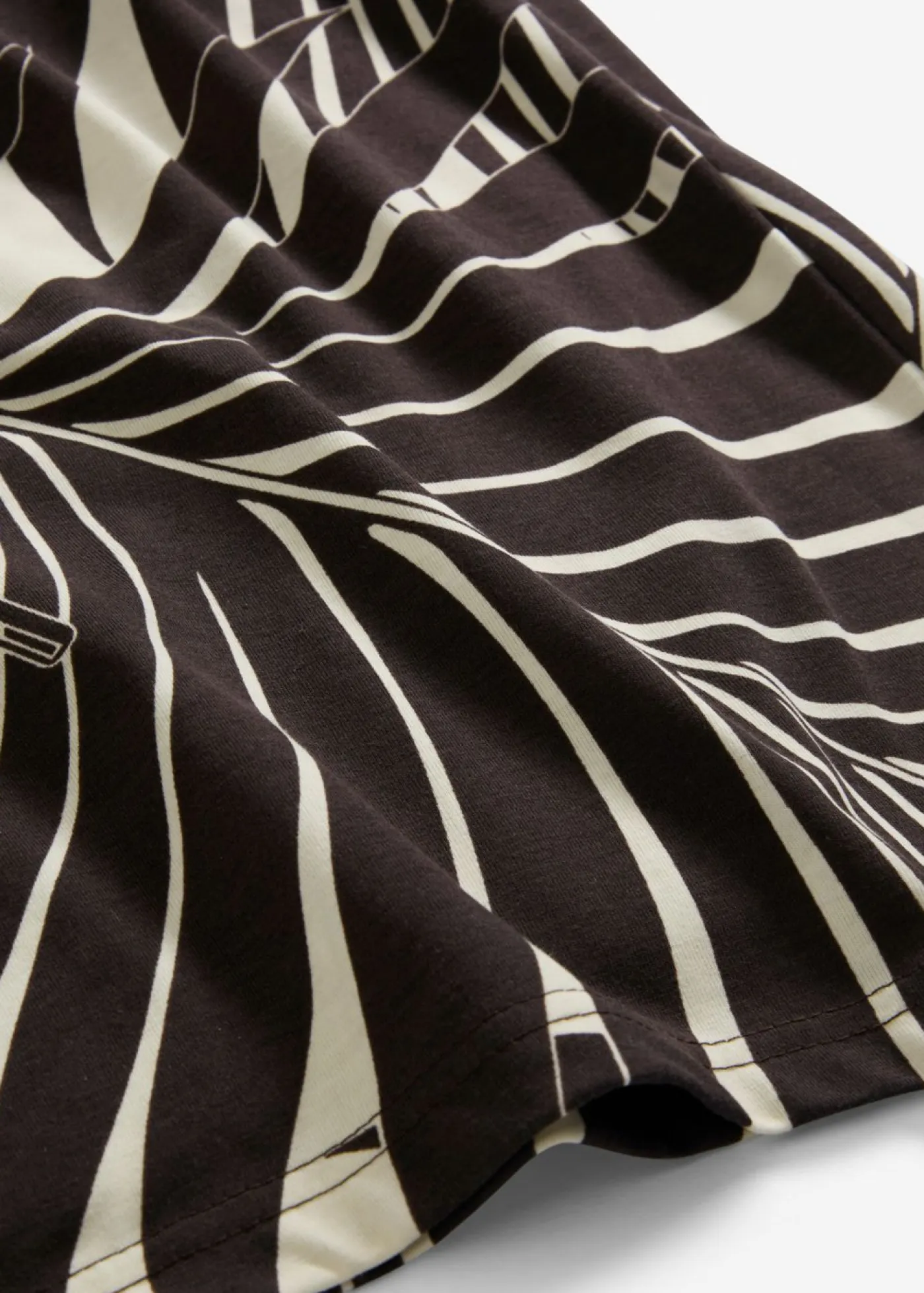 bonprix bonprix Pantalones>Culotte de mezcla de viscosa suave Crudo/marrón oscuro estampado