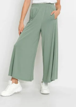 Mujer bonprix bonprix Culotte de punto con pierna ancha