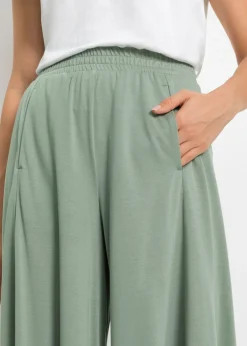 Mujer bonprix bonprix Culotte de punto con pierna ancha