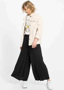 Mujer bonprix bonprix Culotte de punto con pierna ancha