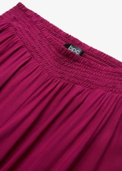 bonprix bonprix Pantalones>Culotte hasta la pantorrilla de viscosa sostenible Violeta