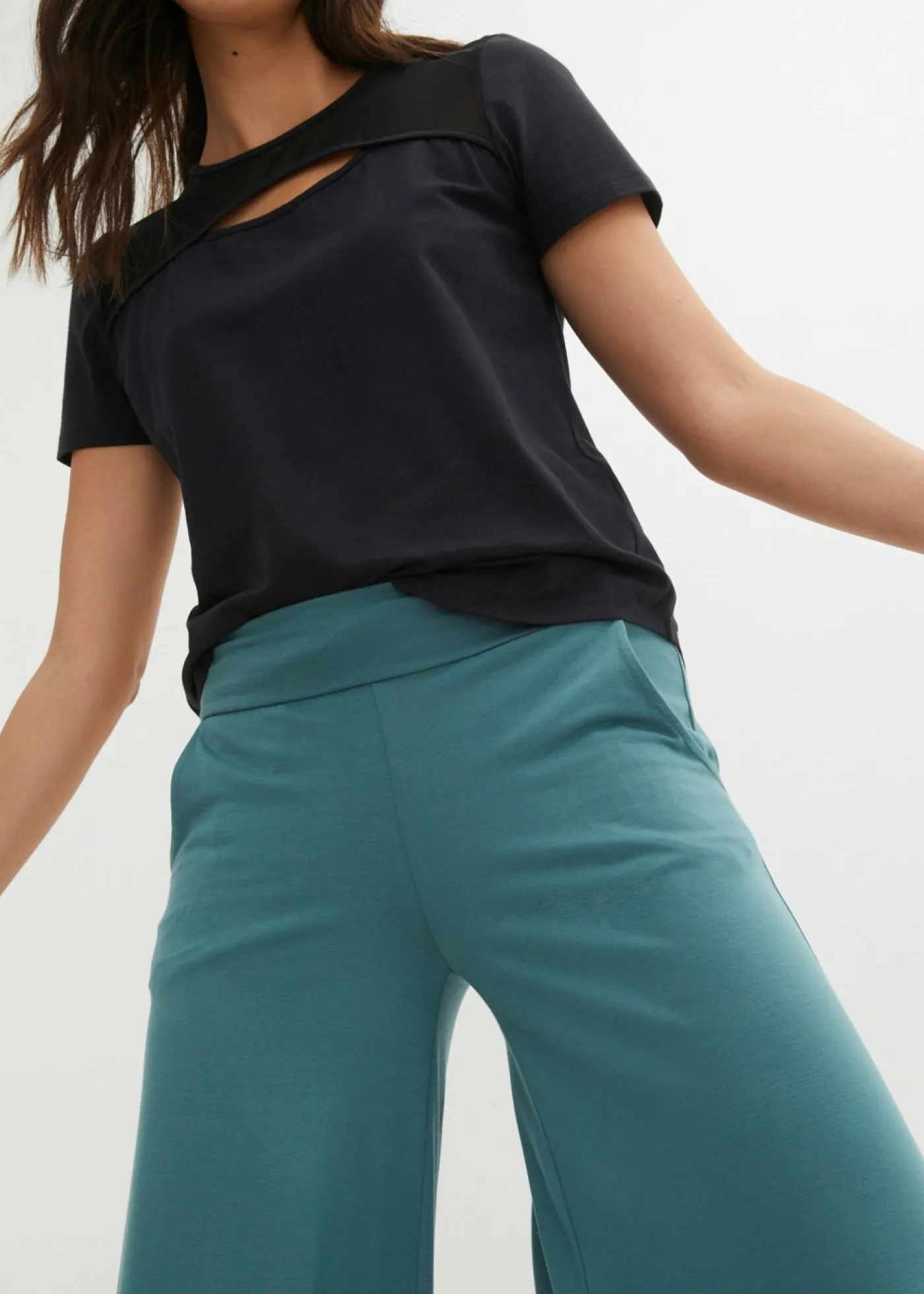 Mujer bonprix bonprix Culotte homewear con pernera ancha