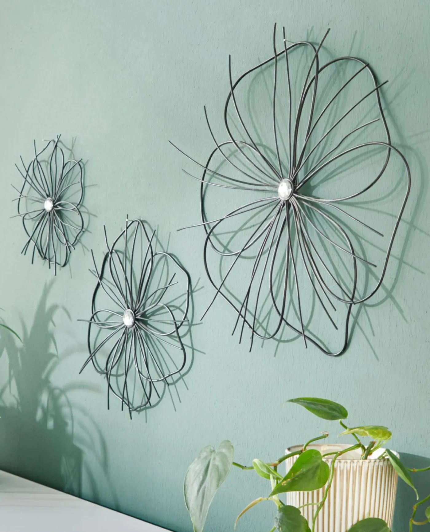 bonprix bonprix Muebles De Vestíbulo·Decoración|Muebles De Sala De Estar·Decoración>Decoración de pared (3 piezas) Negro