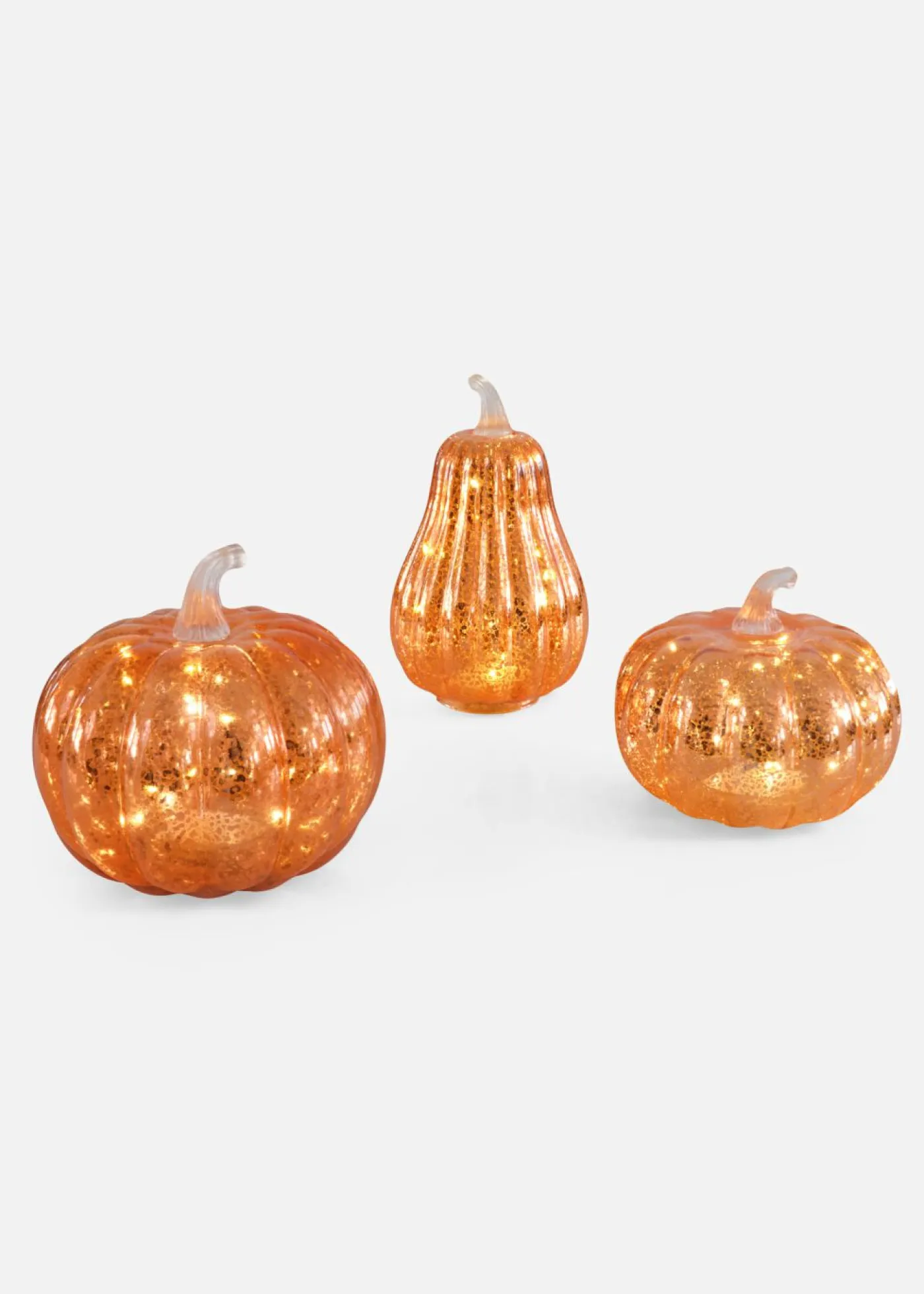 bonprix bonprix Muebles De Sala De Estar·Decoración|Figuras Y Accesorios Decorativos>Decoración led en forma de calabazas (3 piezas) Naranja