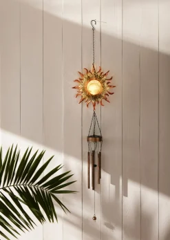bonprix bonprix Decoración solar en forma de campana de viento con bola de cristal