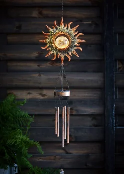 bonprix bonprix Decoración solar en forma de campana de viento con bola de cristal