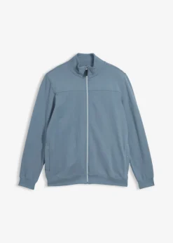 Hombre bonprix bonprix Elegante chaqueta de chándal de suave mezcla de algodón