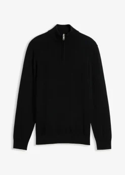 Hombre bonprix bonprix Elegante jersey tipo troyer de algodón