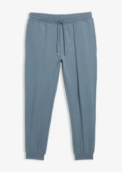 Hombre bonprix bonprix Elegante pantalón deportivo con ribete de suave mezcla de algodón