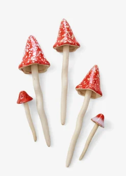 bonprix bpc living bonprix collection Muebles De Exterior·Decoración E Iluminación De Jardín|Decoración De Jardín>Estaca de jardín de setas (5 unidades) Rojo-blanco