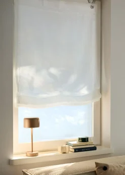 bonprix bonprix Estor con aspecto de lino