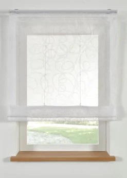 bonprix bonprix Estor transparente de poliéster reciclado con estampado