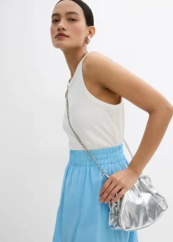 Mujer bonprix bonprix Falda abullonada de algodón puro