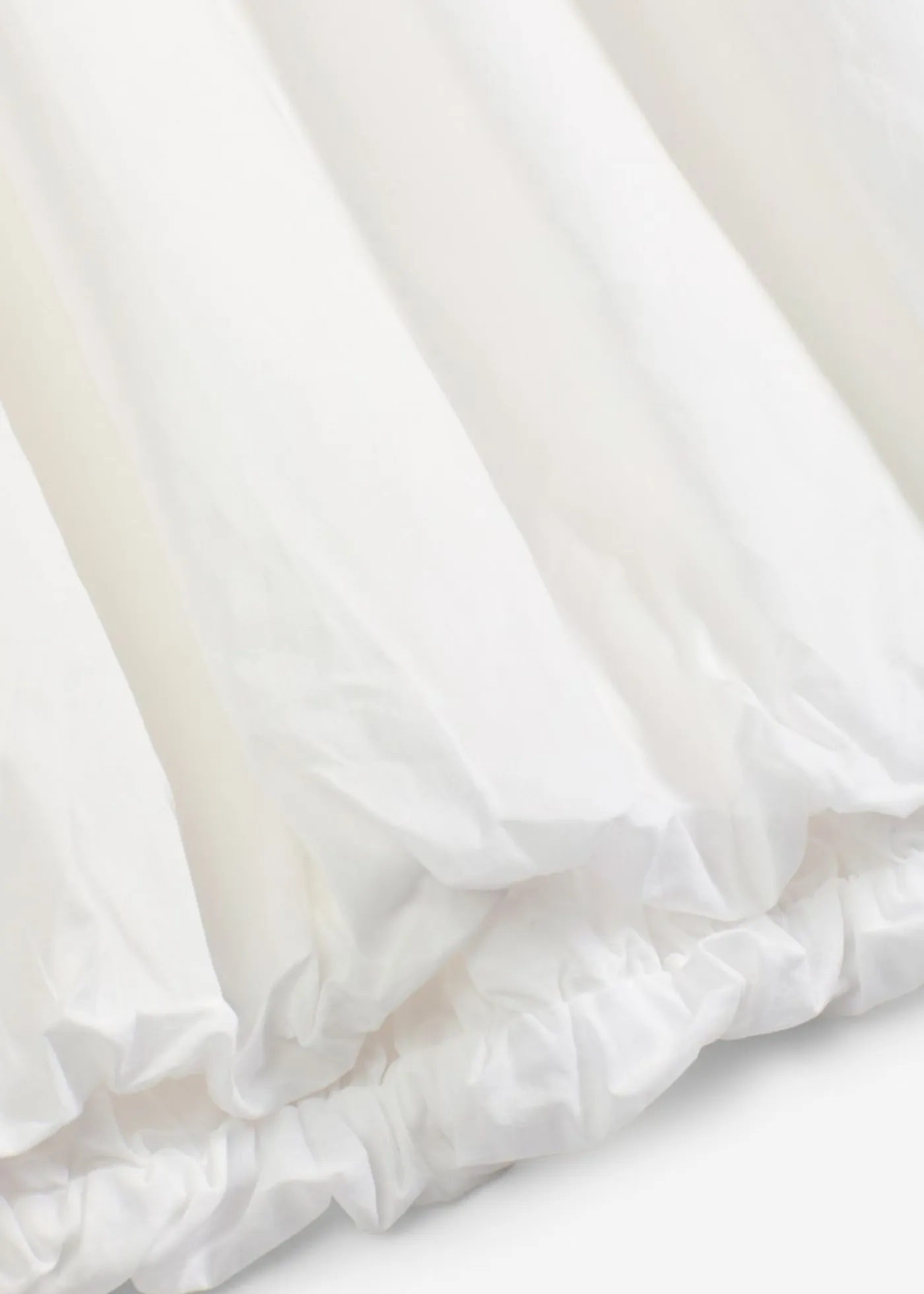 bonprix bonprix Esenciales|Faldas>Falda abullonada de algodón puro Blanco