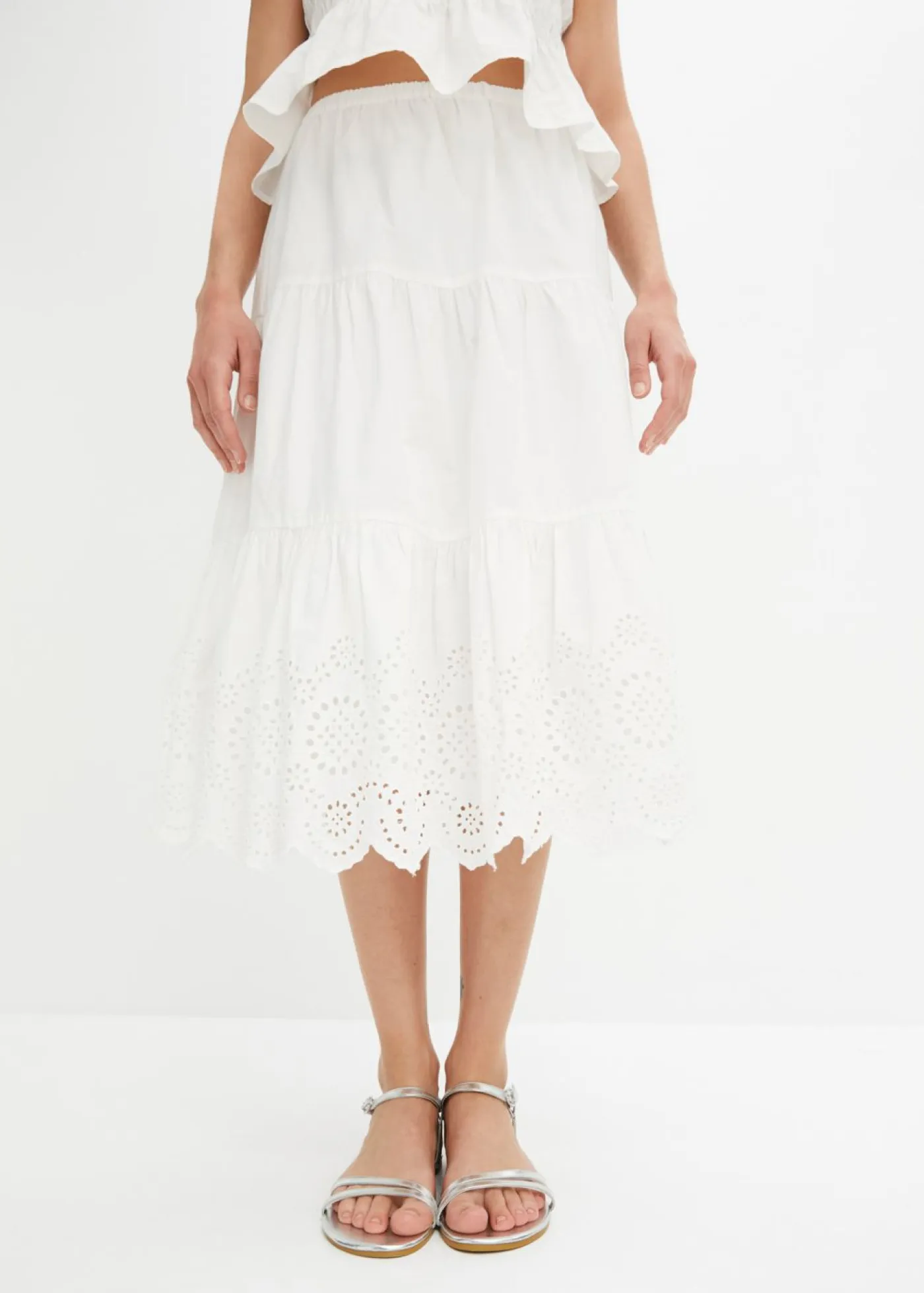 Mujer bonprix bonprix Falda con capas