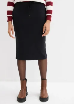 bonprix bonprix Básicos|Faldas>Falda de chándal Negro