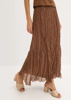 Mujer bonprix bonprix Falda de gasa con look arrugado