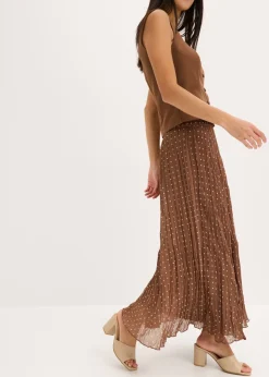 Mujer bonprix bonprix Falda de gasa con look arrugado