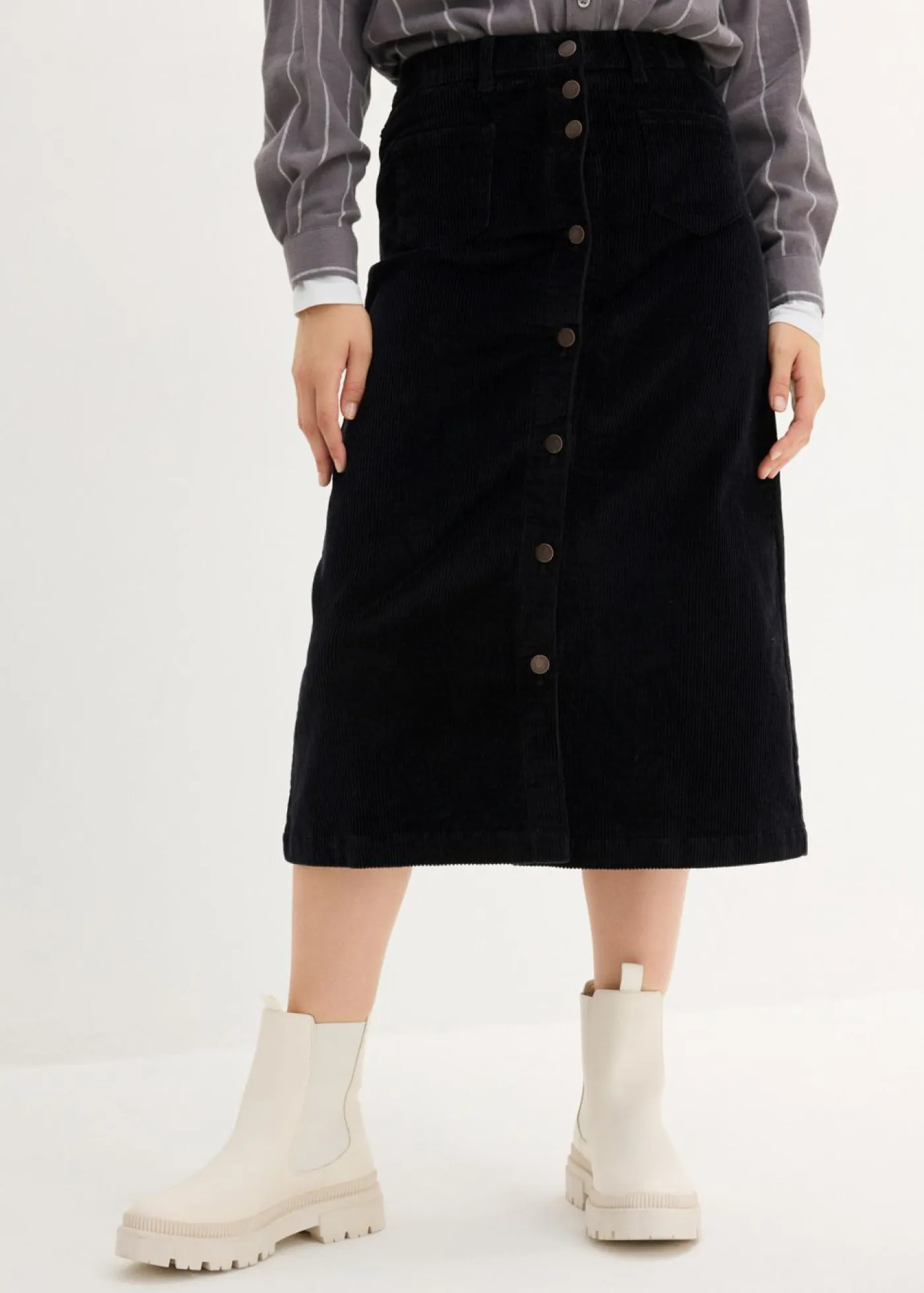 Mujer bonprix bonprix Falda de pana