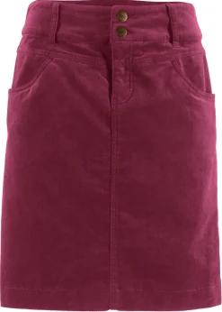 bonprix bonprix Faldas>Falda de pana elástica Rojo atardecer