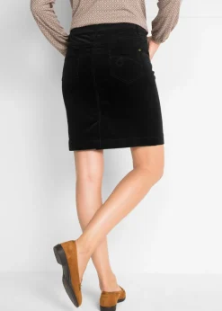 Mujer bonprix bonprix Falda de pana elástica