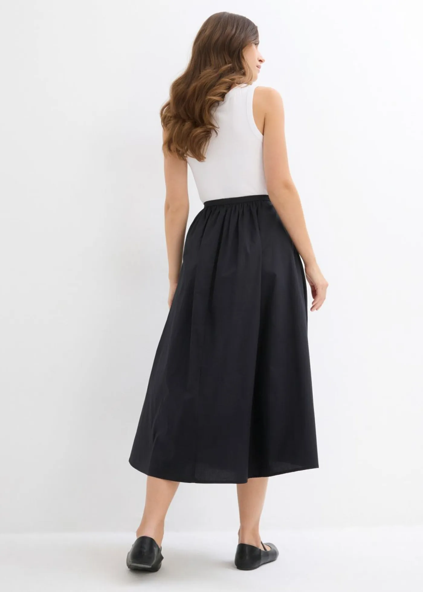 bonprix bonprix Faldas>Falda de paneles Negro