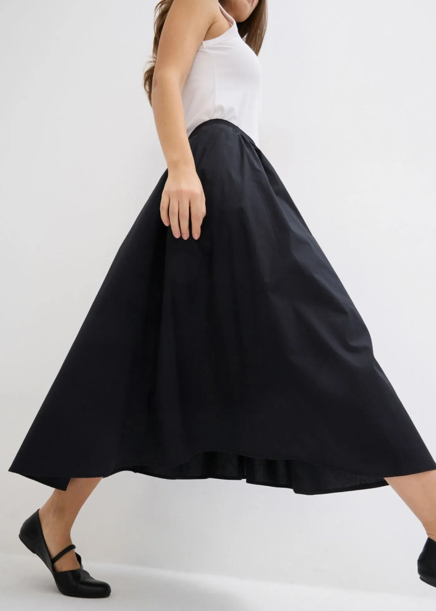 bonprix bonprix Faldas>Falda de paneles Negro