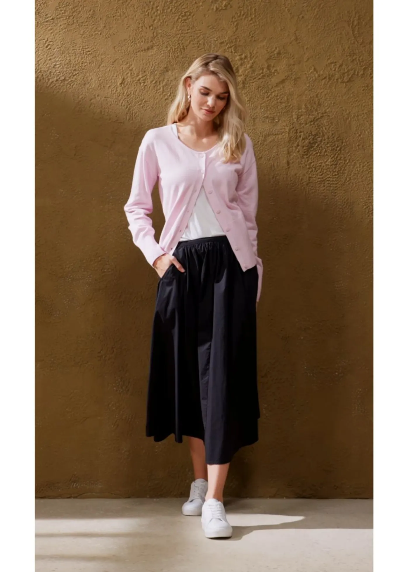 bonprix bonprix Faldas>Falda de paneles Negro