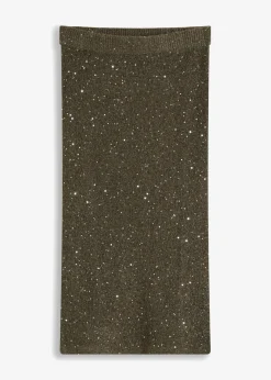 bonprix bonprix Faldas>Falda de punto marrón