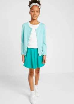 Niños bonprix bonprix Falda de punto con algodón orgánico (2 unidades)