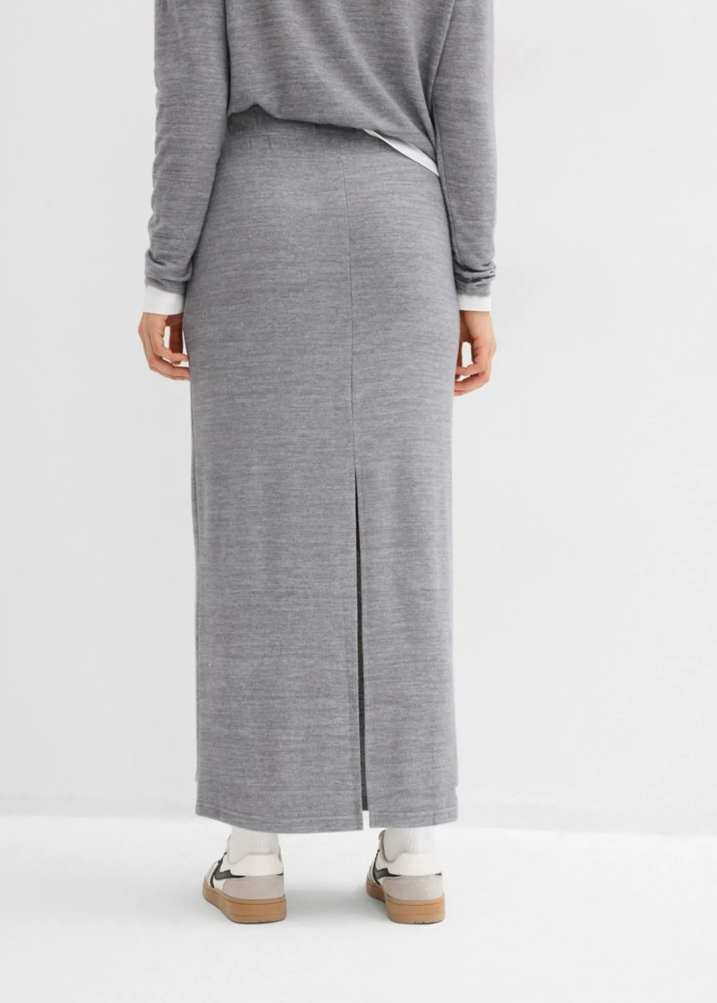 Mujer bonprix bonprix Falda de punto con aspecto de punto