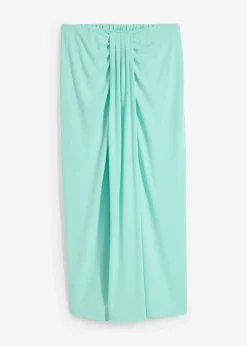 bonprix bonprix Faldas>Falda de punto con cinturilla cómoda Azul mentol