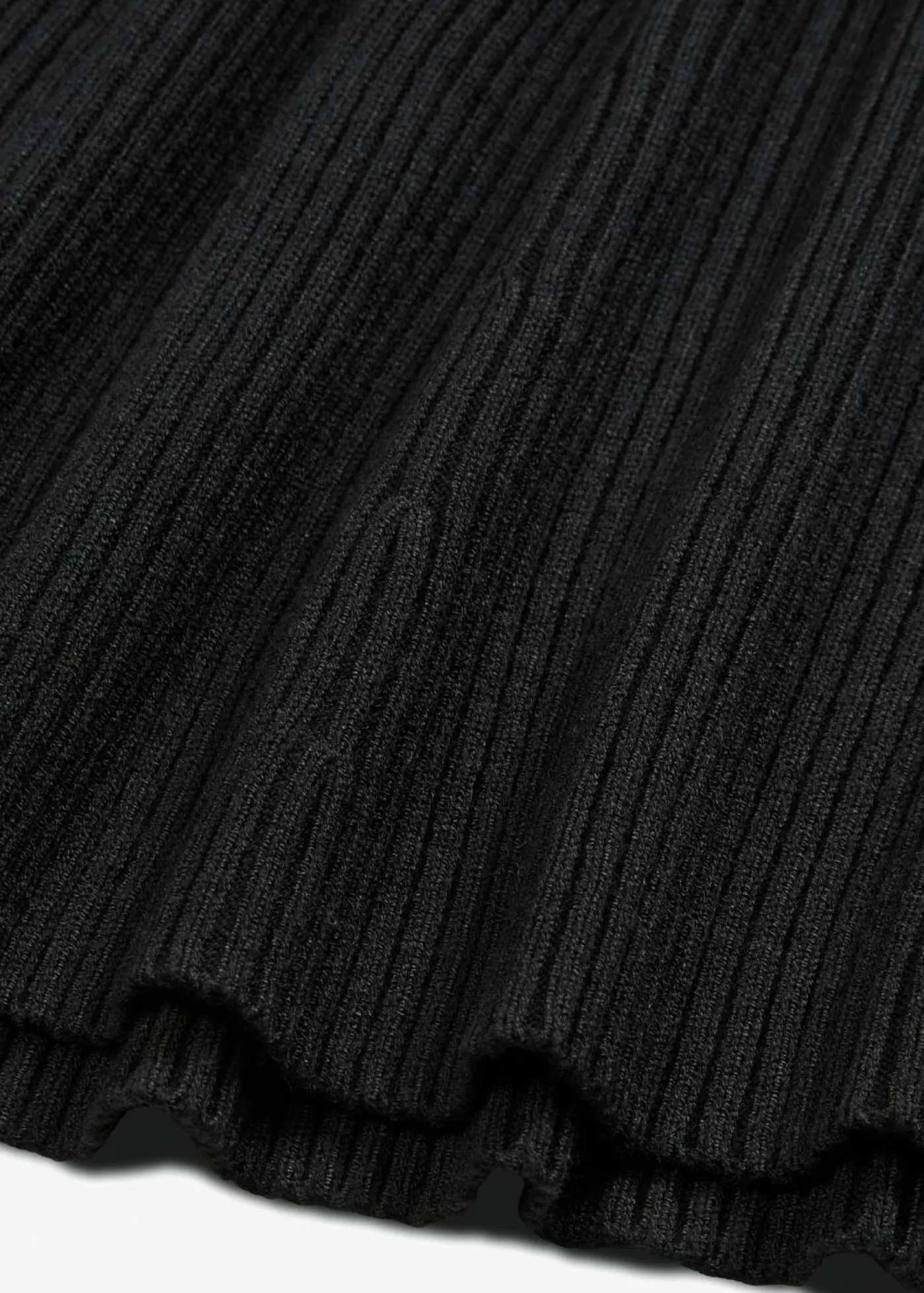 Mujer bonprix bonprix Falda de punto de canalé de mezcla de viscosa