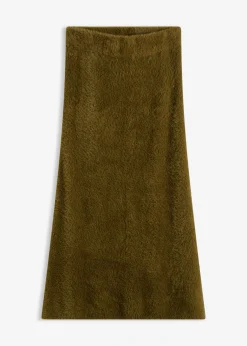 Mujer bonprix bonprix Falda de punto de hilo metálico suave