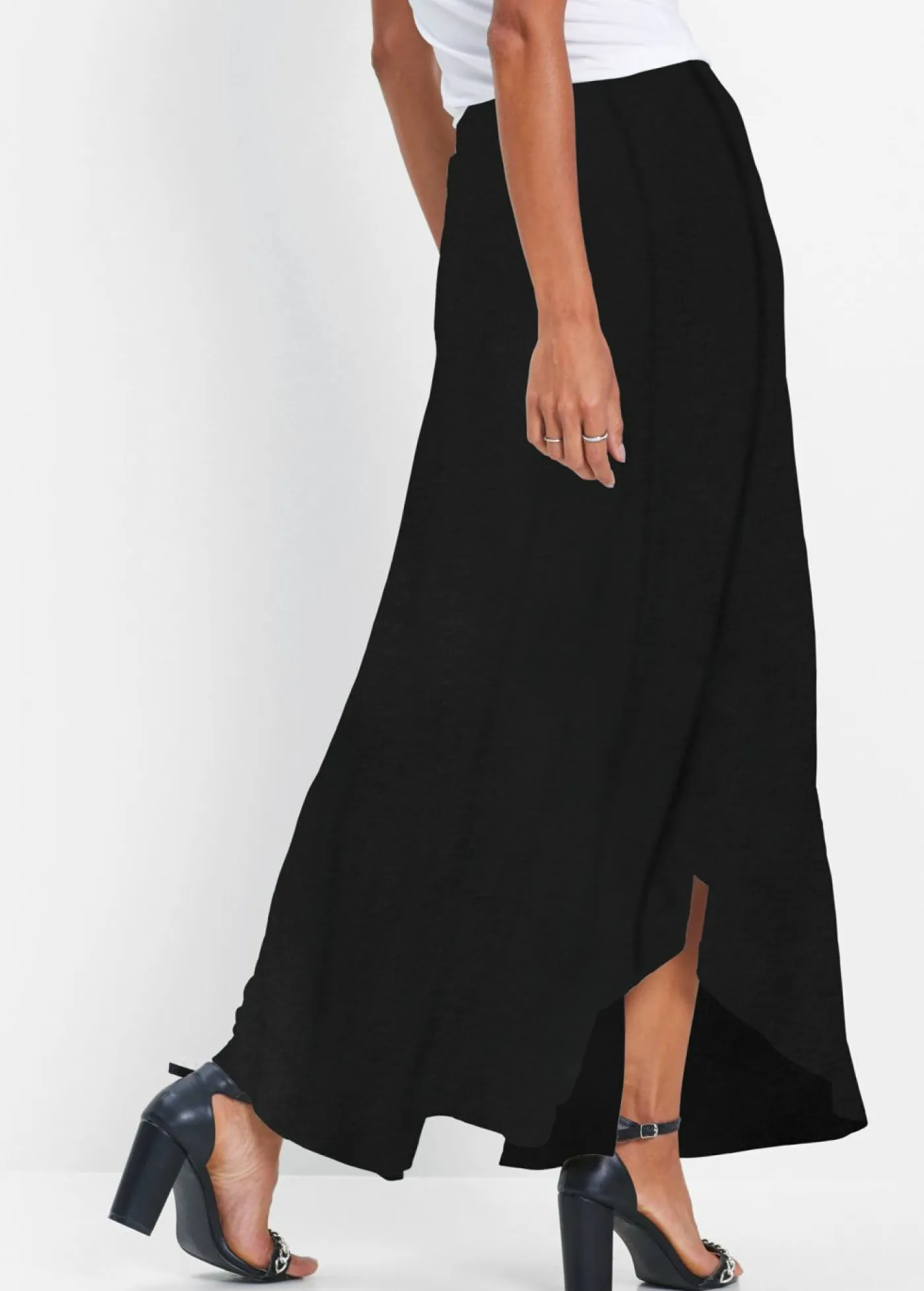 Mujer bonprix bonprix Falda de punto de mezcla de viscosa