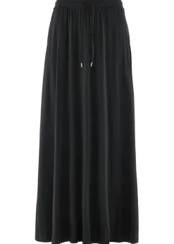 bonprix bonprix Faldas>Falda de punto en mezcla de viscosa Negro