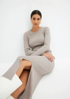 Mujer bonprix bonprix Falda de punto fino de mezcla de viscosa suave