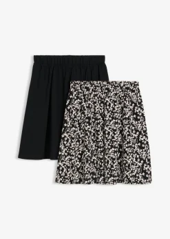 Mujer bonprix bonprix Falda de punto (2 unidades)