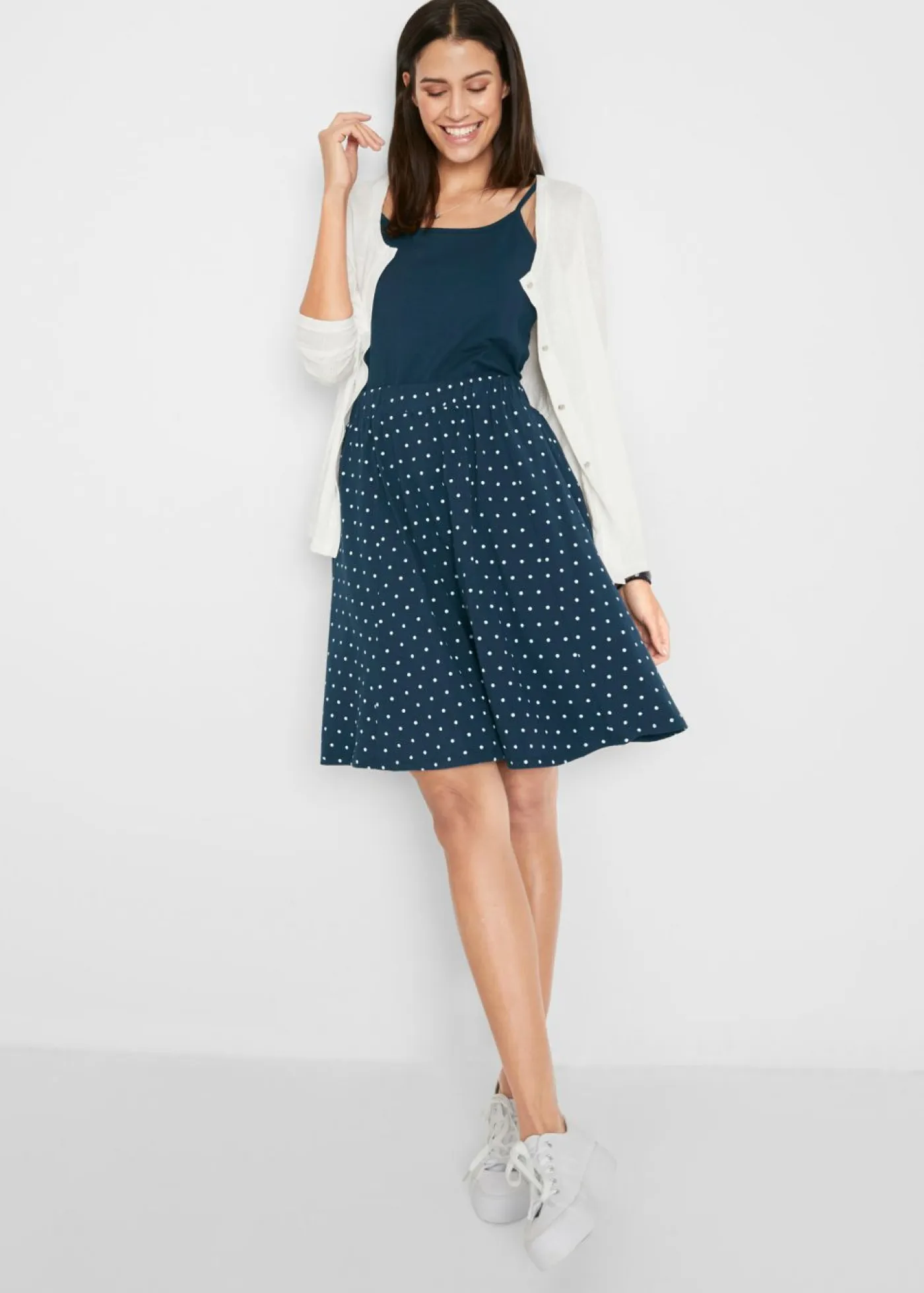 Mujer bonprix bonprix Falda de punto (2 unidades)