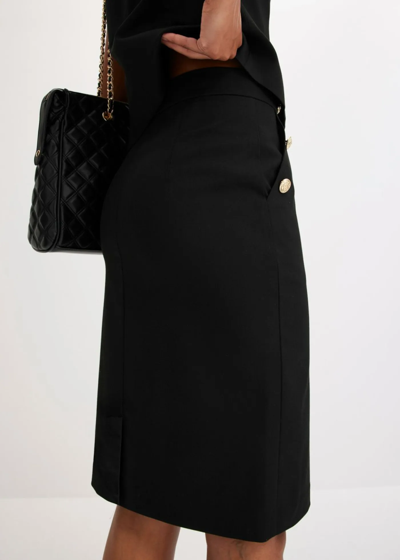 bonprix bonprix Faldas>Falda ejecutiva Negro