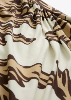 Mujer bonprix bonprix Falda estampada de punto de mezcla de viscosa suave