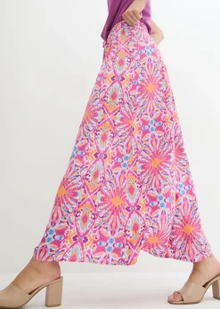 Mujer bonprix bonprix Falda laga de viscosa fluida