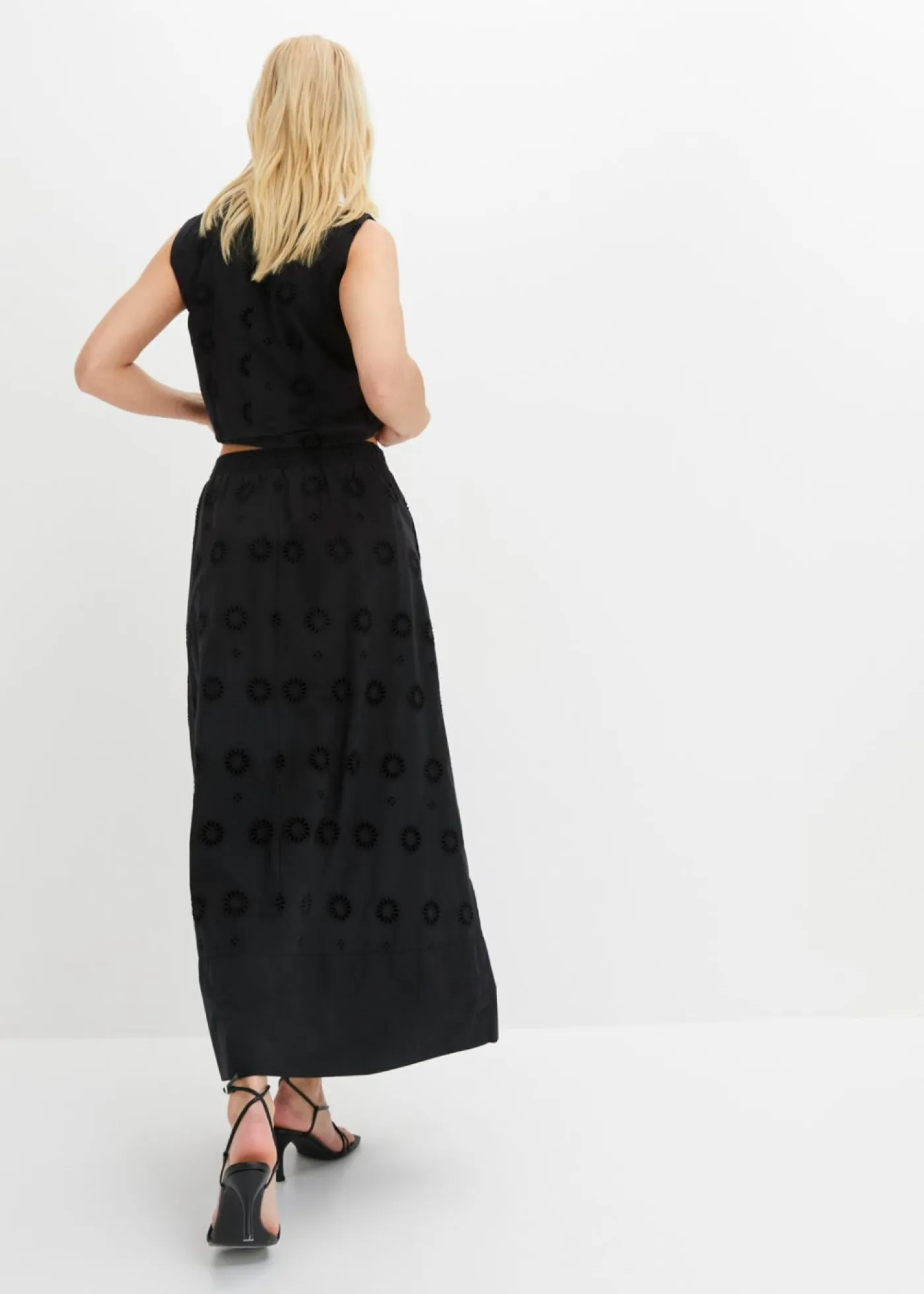 bonprix bonprix Faldas>Falda larga Negro