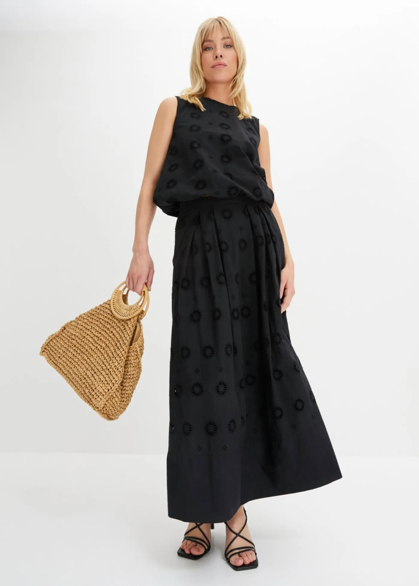 bonprix bonprix Faldas>Falda larga Negro